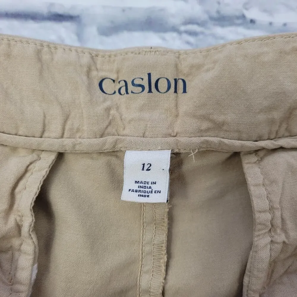 Cason Khaki Cuffed Pants from Nordstrom size 12